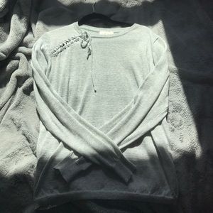 Grey sparkly sweater